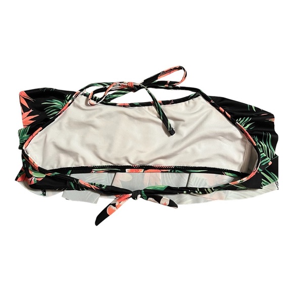 Cute Tropical Flowing Ruffle Swim Suite Top 34 - 36 - Picture 3 of 3